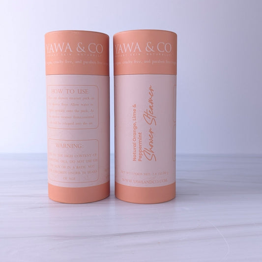 Orange, Lime & Peppermint Shower Steamers | Refreshing Aromatherapy | Yawa & Co