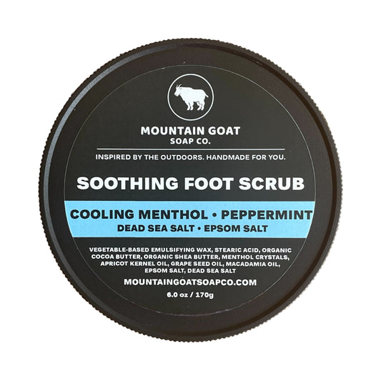Organic Peppermint Dead Sea Salt Foot Scrub