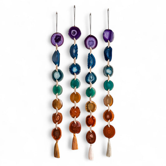 Chakra Agate Wall Hanging