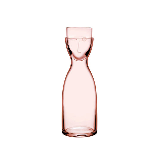 Mr. & Mrs. Night Water Set Tall Dusty Rose
