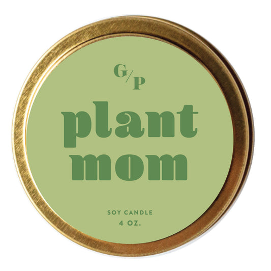 Plant Mom 4 oz. Candle Tin