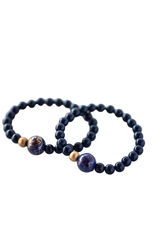The Darcy Bracelet in Navy