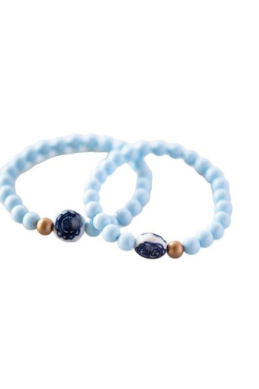 The Darcy Bracelet in Light Blue
