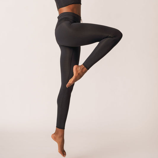 Solid Black Hot Pant