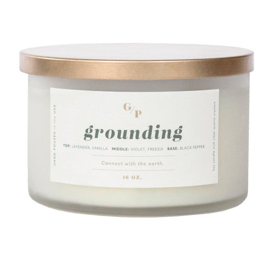 Grounding 16 oz. Ritual Candle (Lavender)
