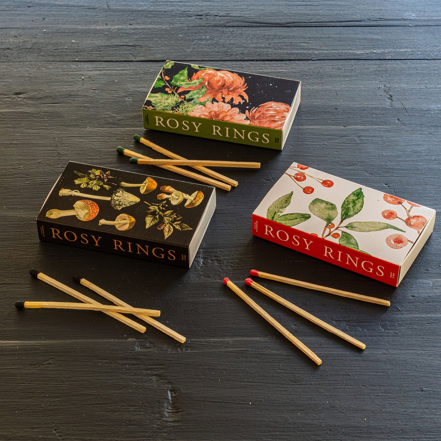 Holiday Navy Matchbox - 4"