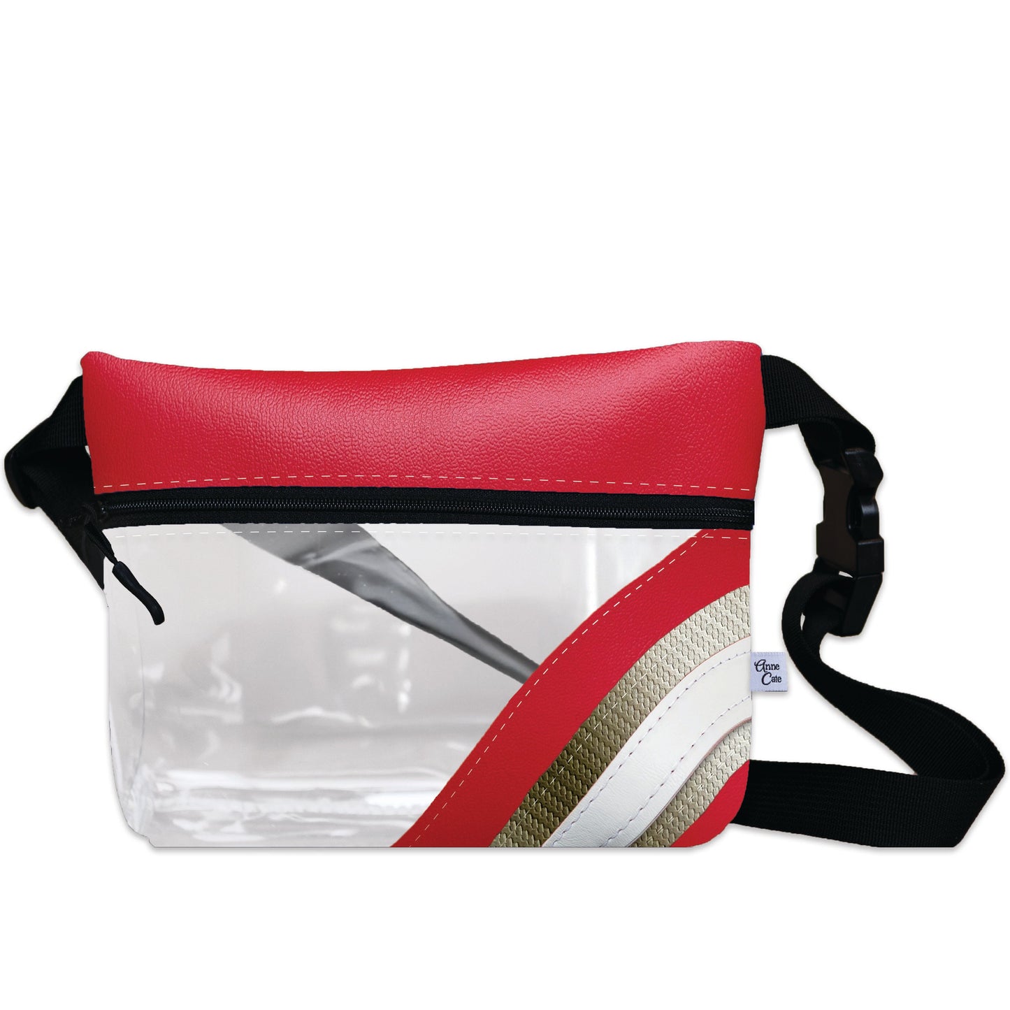 Baseball Ballpark Clear Stripe Game Day Fanny Pack