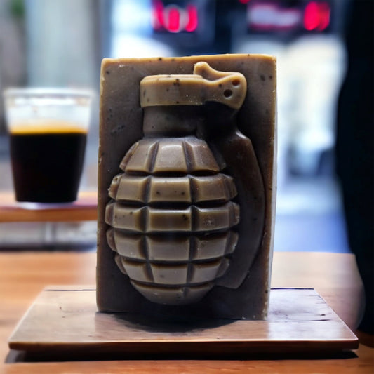 Reveille Natural Coffee Grenade Soap (Coffee)