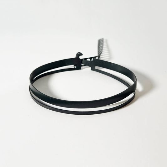 Ribbon+Stripe Choker