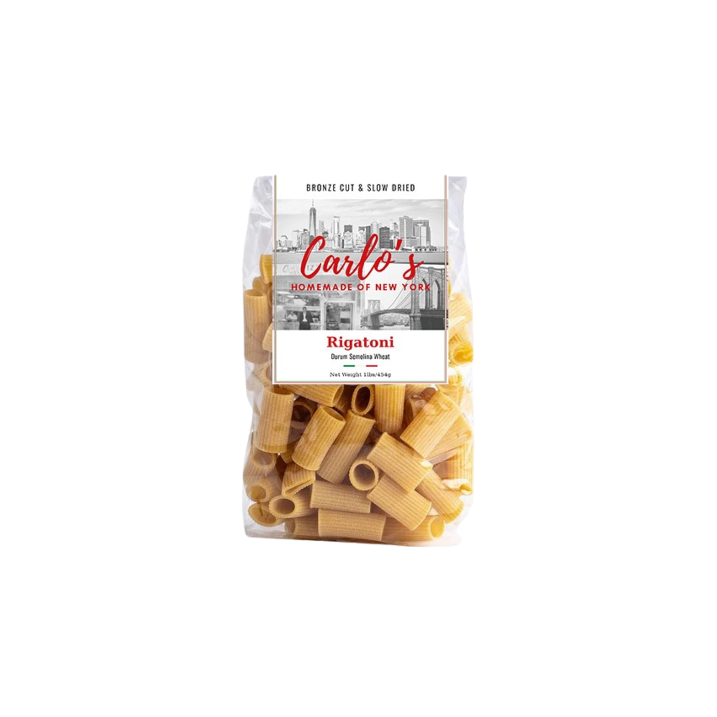 Carlo’s Homemade of NY - Bronze Cut Slow Dried Pasta - 4 Pack Combo