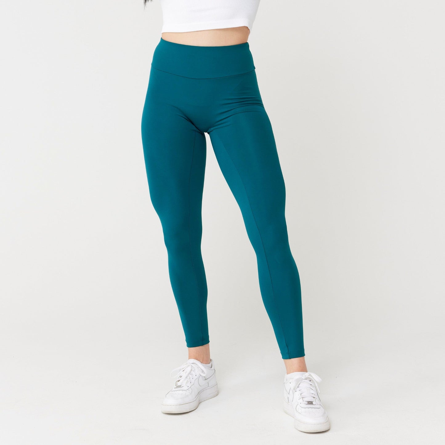 High-Rise Leggings - Rich Teal