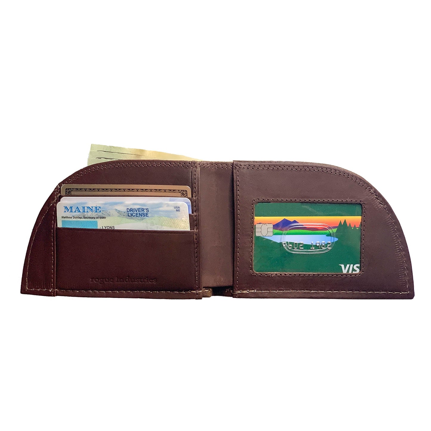 Rogue Front Pocket Wallet in Horween Bison