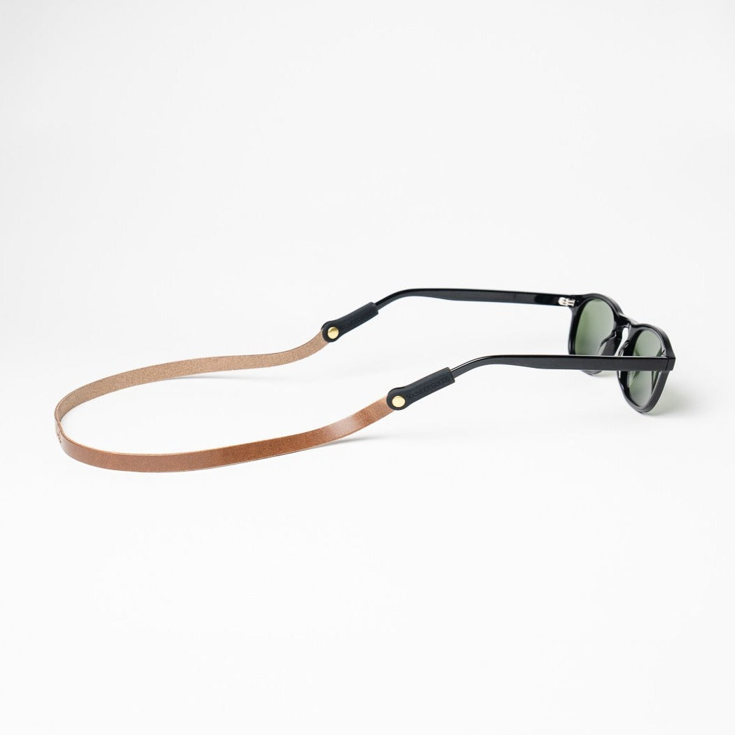 Ladies Monogrammed Slim Leather Sunglass Strap