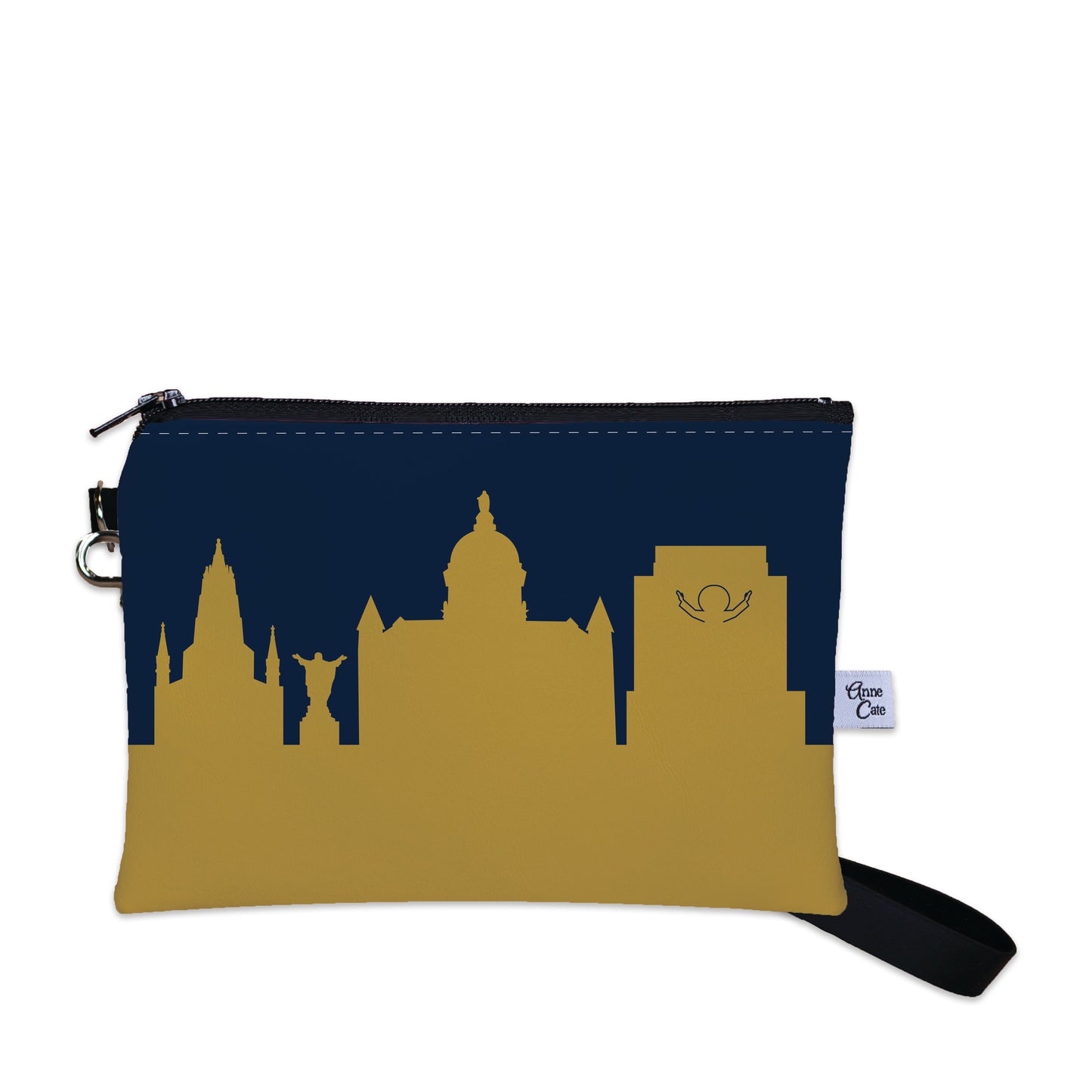Collegiate Football Stadium Skyline Game Day Wristlet