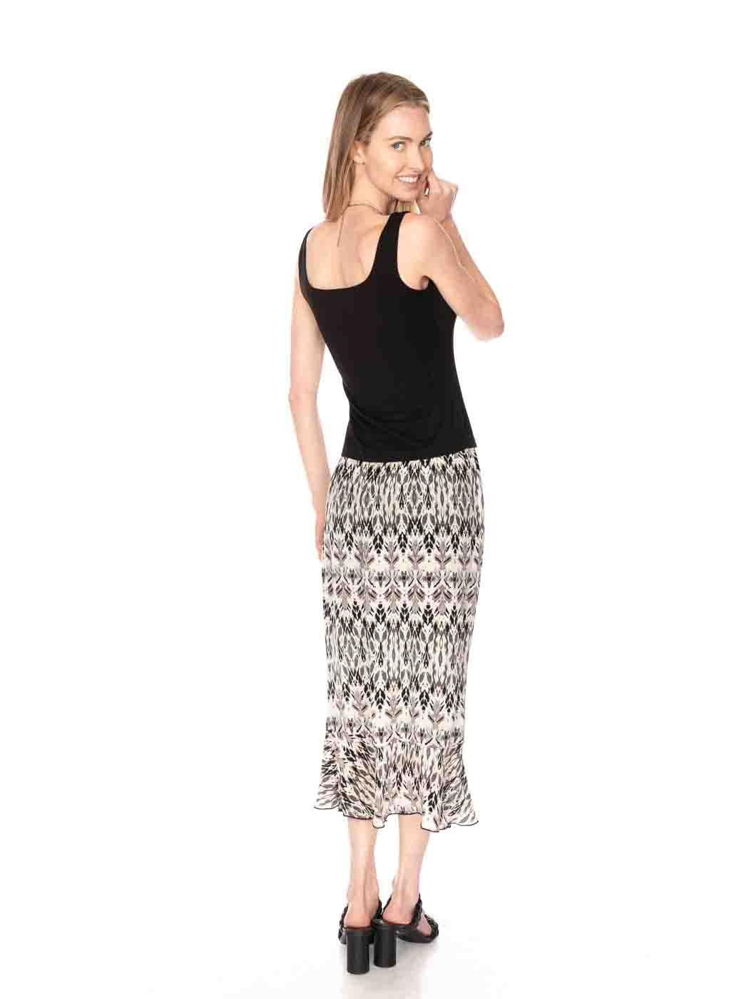 Tianello "Izakaya" Washable Silk "Tulip" Skirt