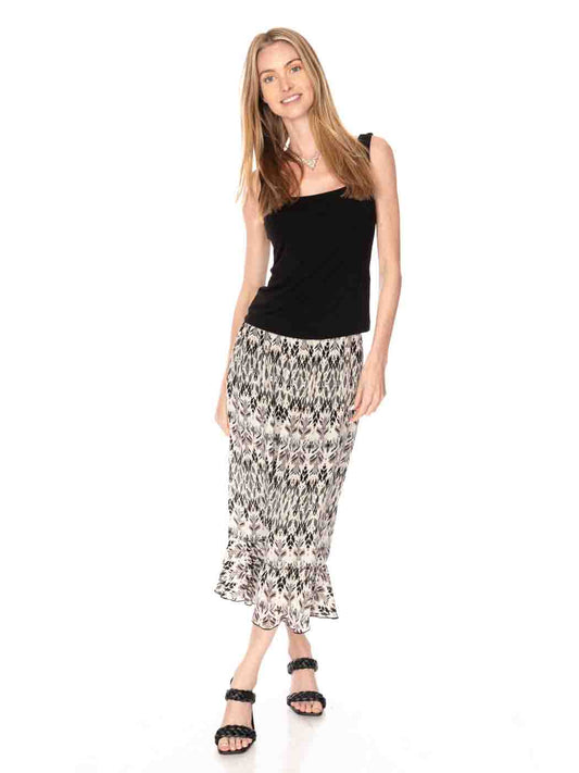 Tianello "Izakaya" Washable Silk "Tulip" Skirt