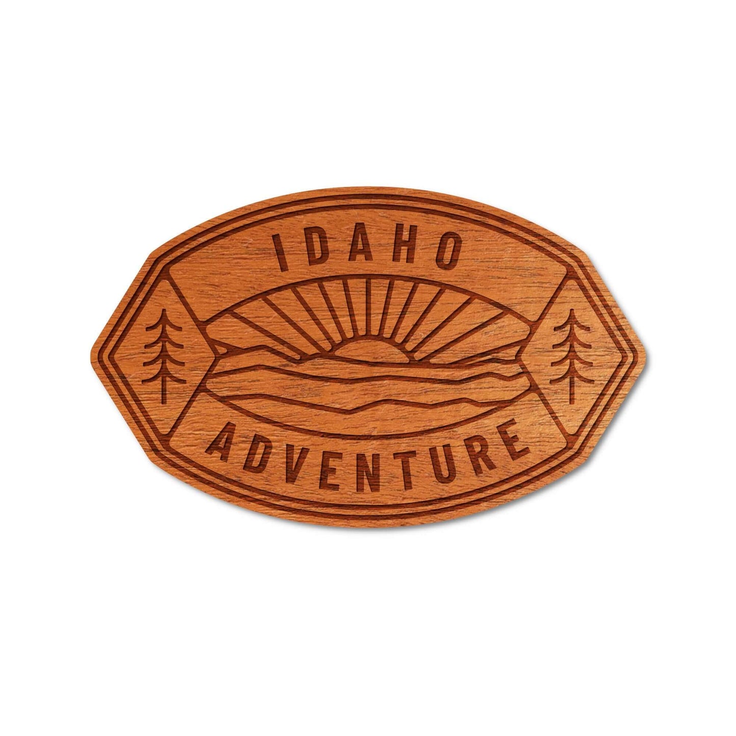 Real Wood Stickers - Idaho Adventure Collection