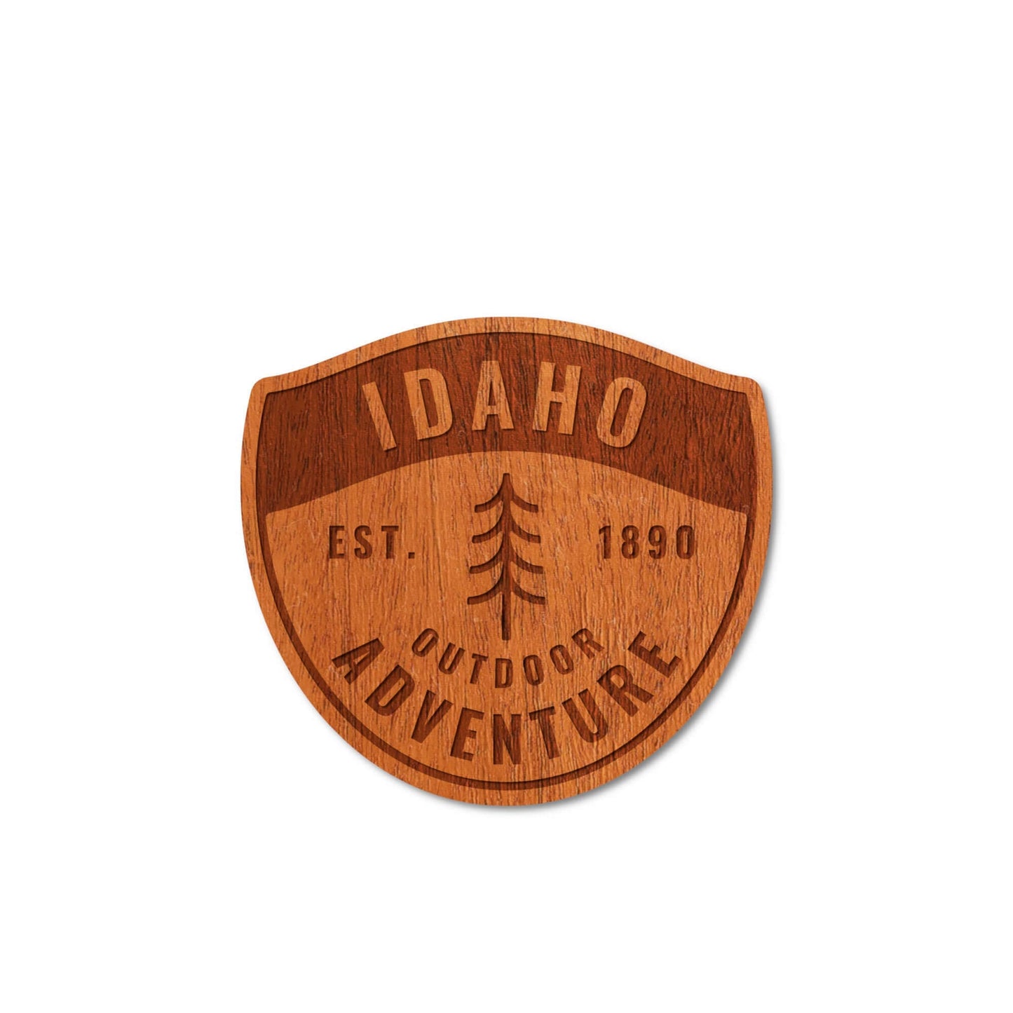 Real Wood Stickers - Idaho Adventure Collection