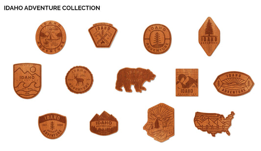 Real Wood Stickers - Idaho Adventure Collection