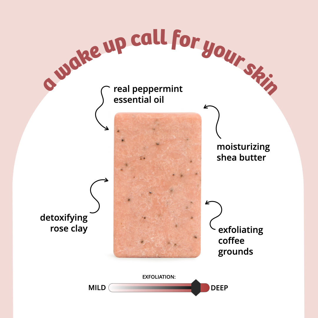 Rise & Grind Exfoliating Body Bar Soap