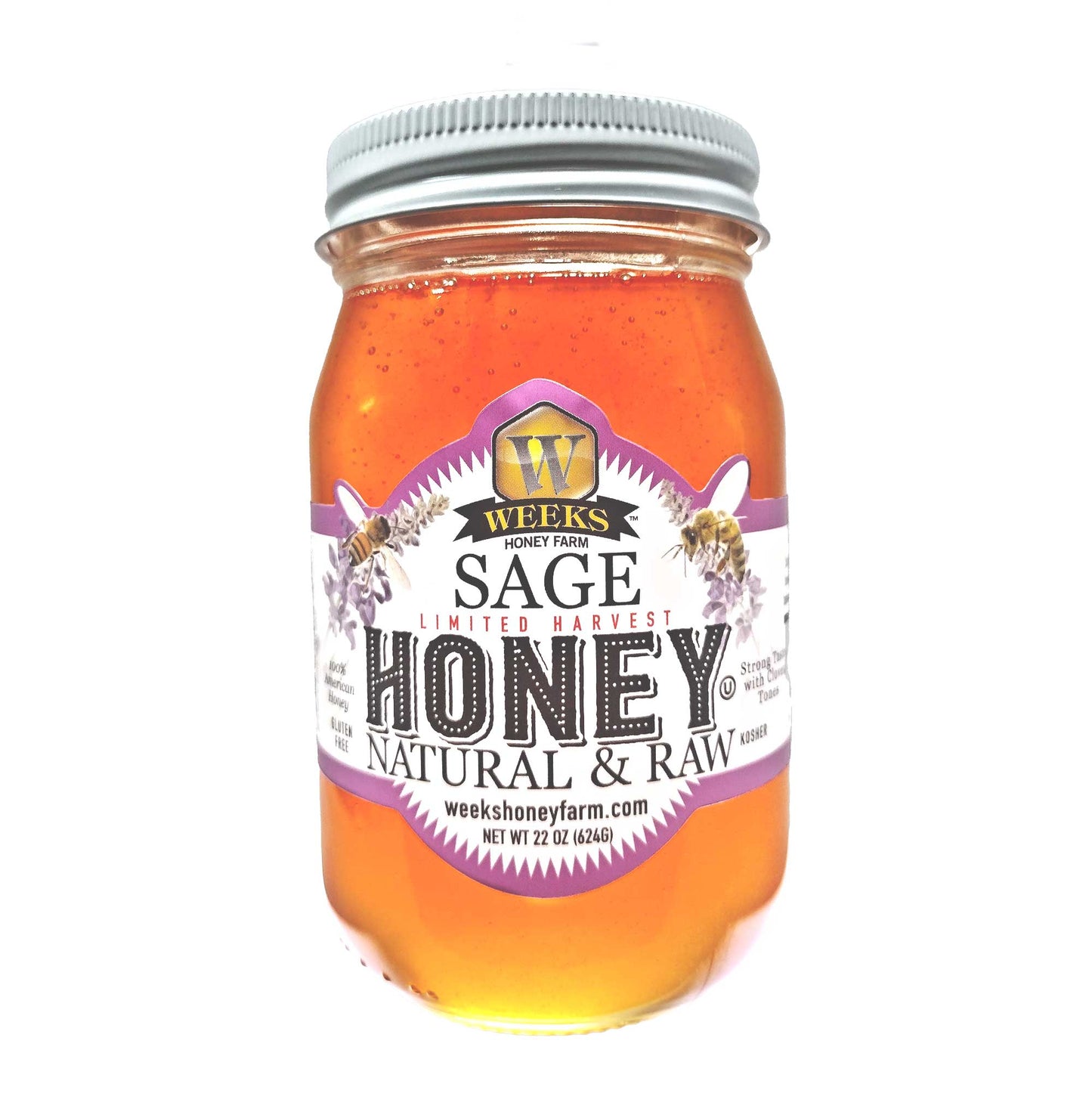 Raw Sage Honey | Rare California Wild Sage Blossom – Weeks Honey Farm