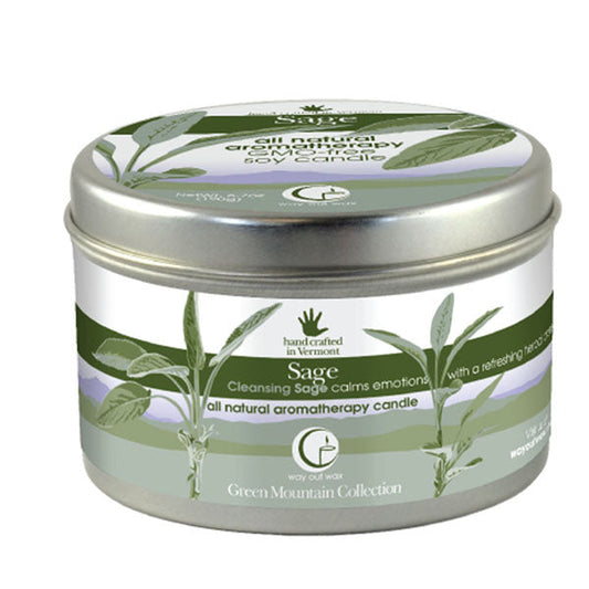 Sage - Large Travel Tin Candle