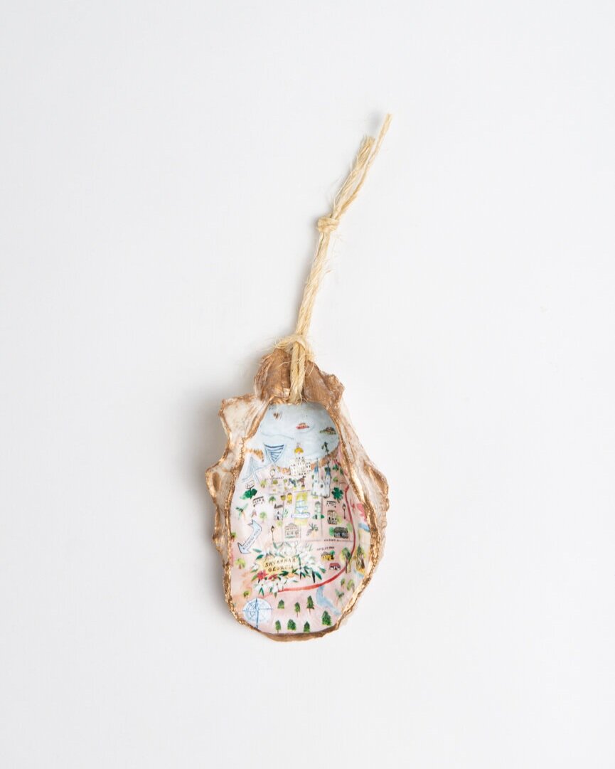 Ornaments made from Oyster Shells