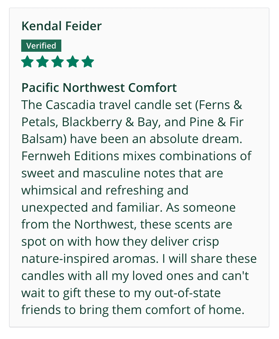 Blackberry & Bay Scented Soy Candle