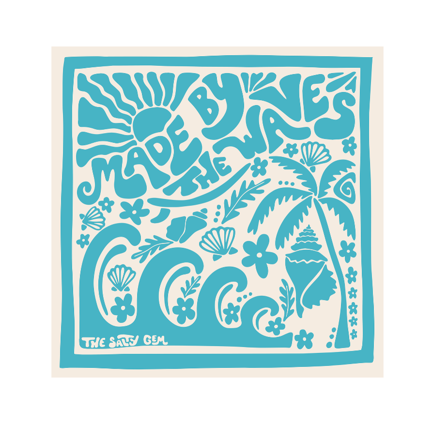 Made By The Waves Sticker