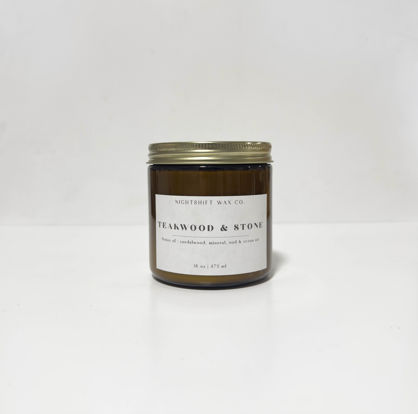 Teakwood & Stone Soy Candle