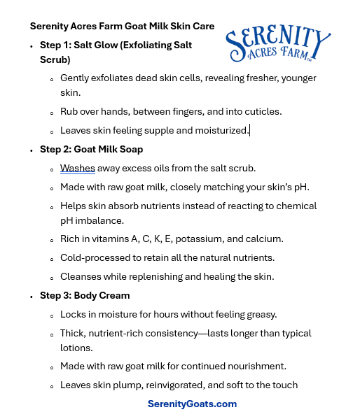 Stress Relief Goat Milk Cream | Serenity Acres Farm™ - Soothing Body Moisturizer