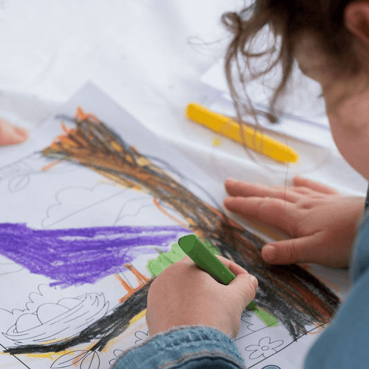 Eco-Kids Non-Toxic Beeswax Crayons (Extra Large) - by Elseware Unplug