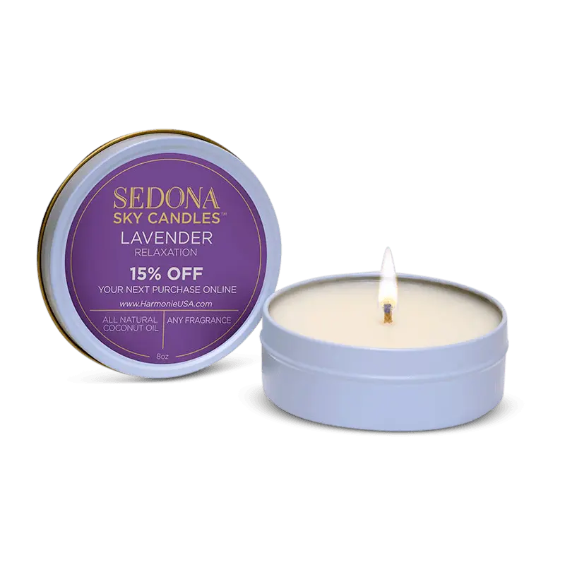Sedona Sky Lavender Candle - Calming Aromatherapy | Harmonie