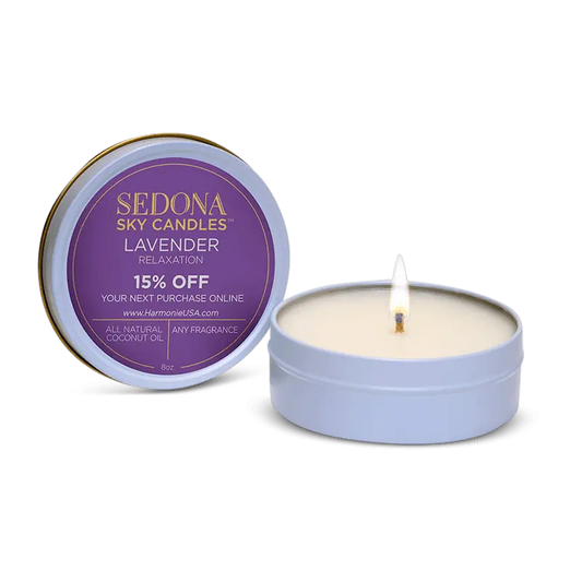 Sedona Sky Lavender Candle - Calming Aromatherapy | Harmonie