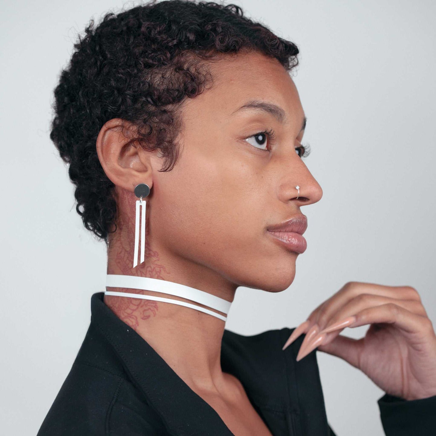 Ribbon+Stripe Choker