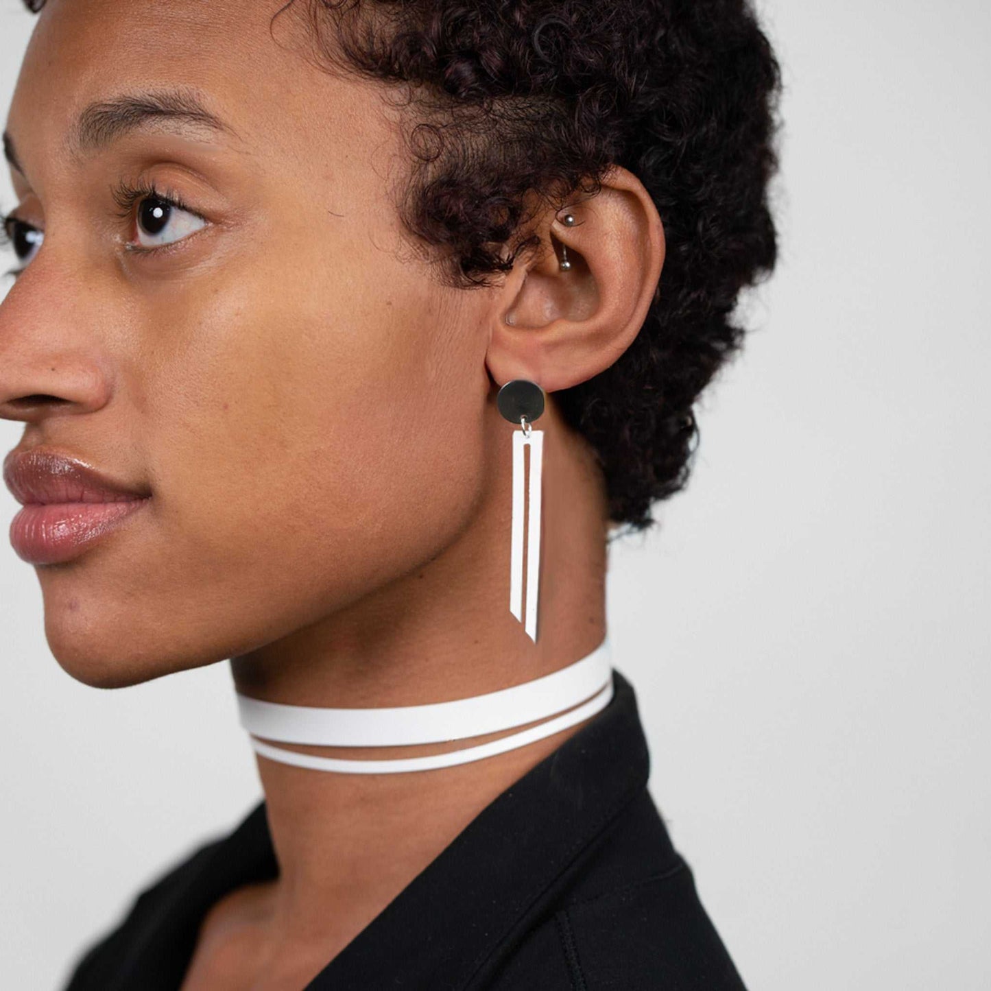 Ribbon+Stripe Choker