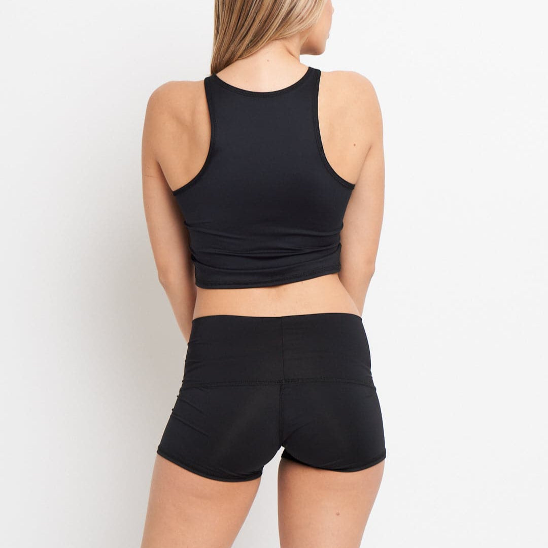 Solid Black Sun Short *Final Sale