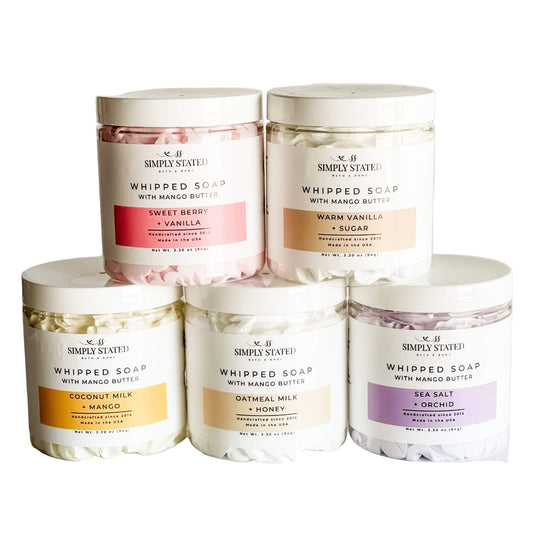 Signature Whipped Soap – Fluffy Lather for Hands, Body & Shaving