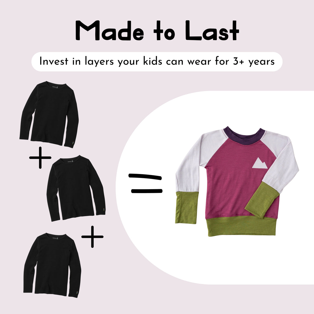 Big Kid Explorer Merino Crew Top