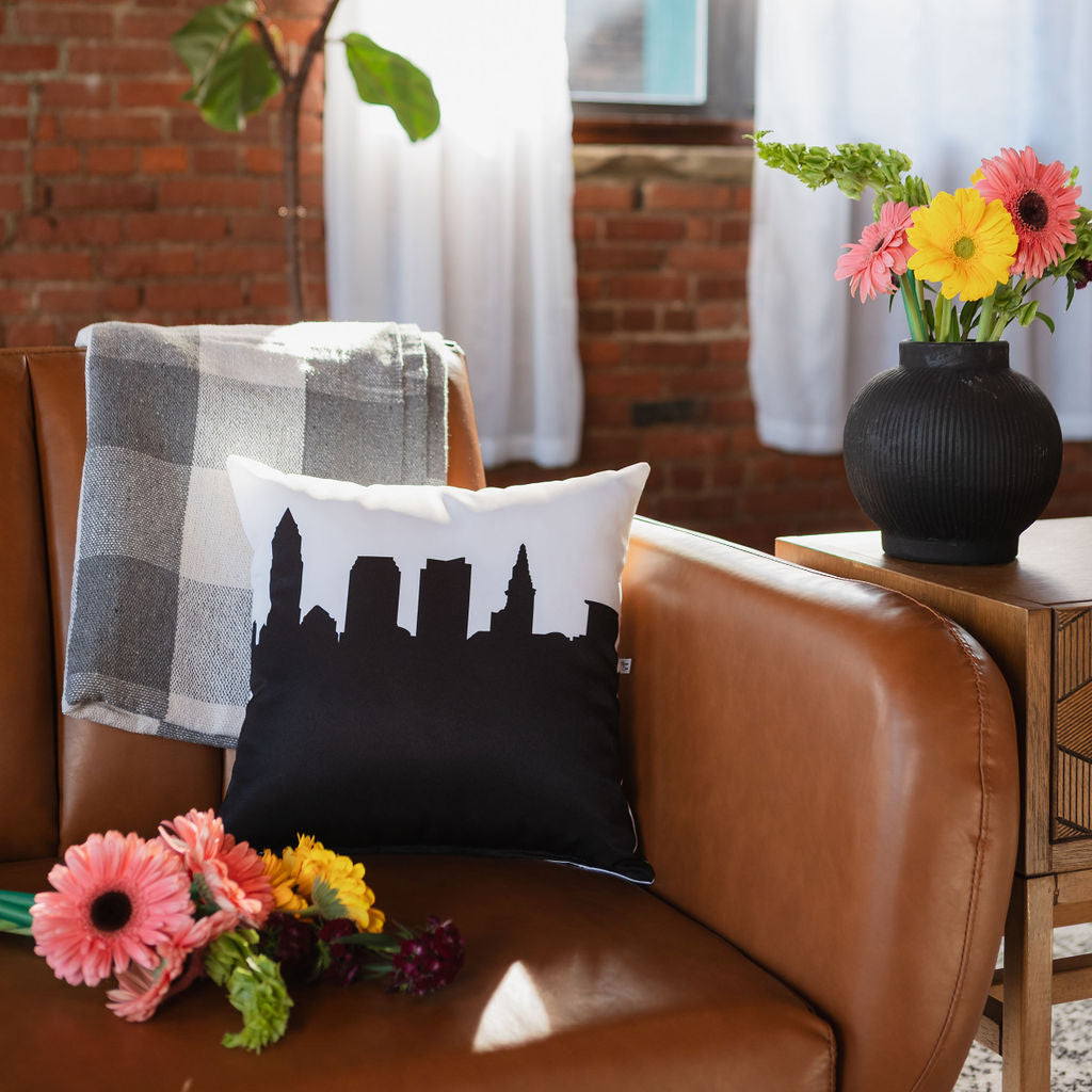 Skyline Large Throw Pillow