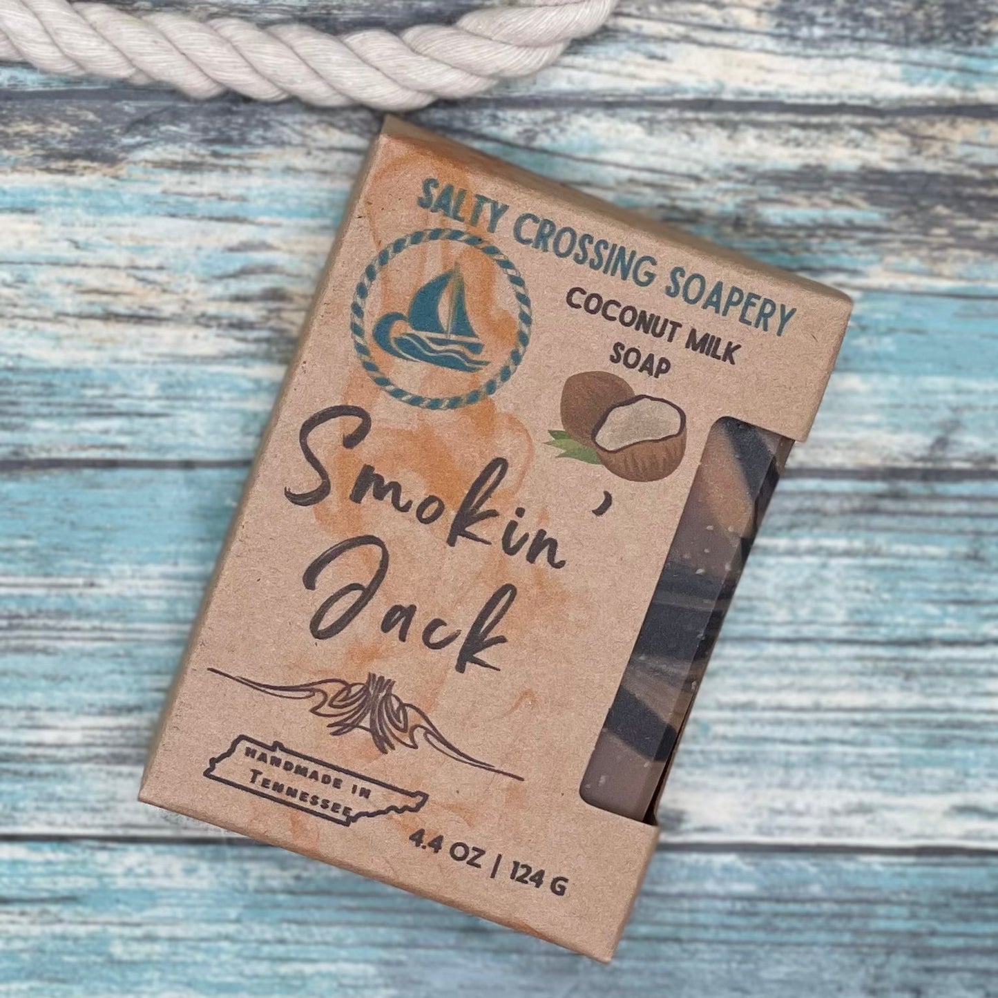 Smokin’ Jack Soap Bar with Tabac & Leather Scent