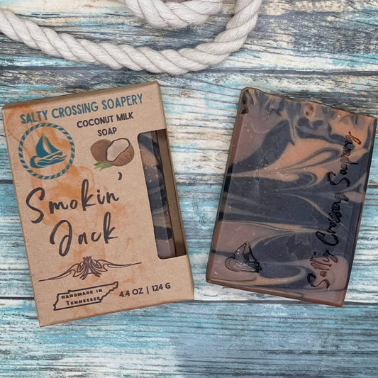 Smokin’ Jack Soap Bar with Tabac & Leather Scent
