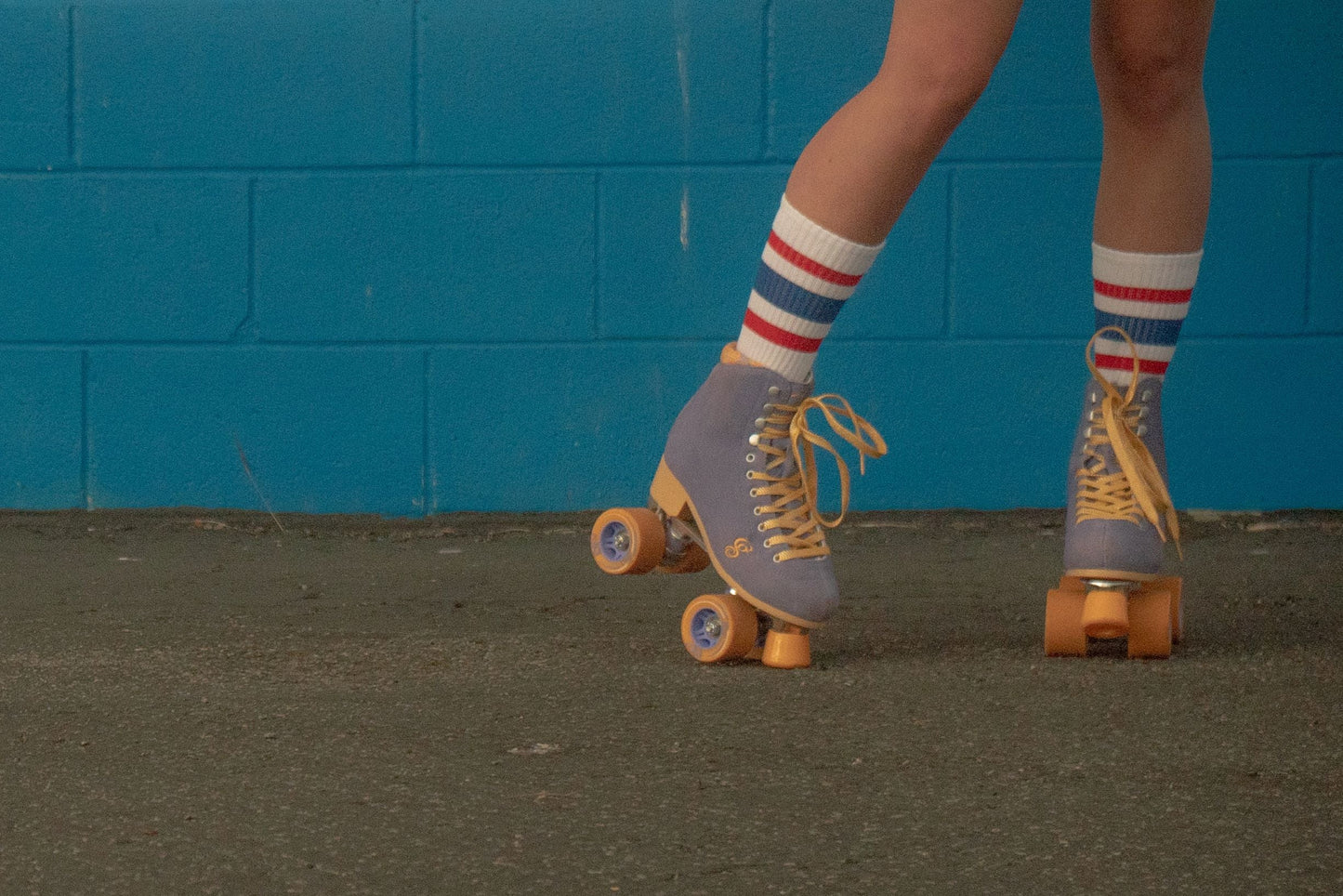 All American Striped Socks | White