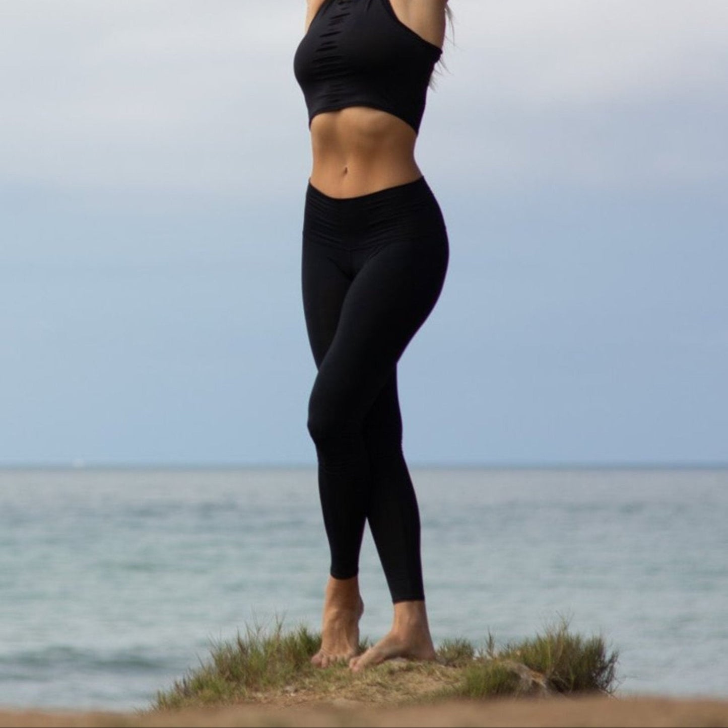 Solid Black Hot Pant