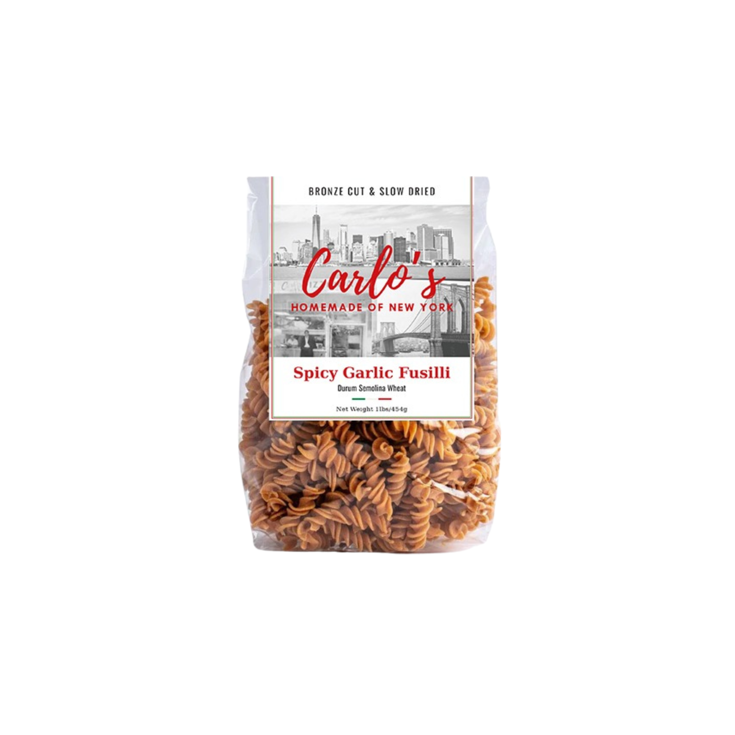 Carlo’s Homemade of NY - Bronze Cut Slow Dried Pasta - 4 Pack Combo