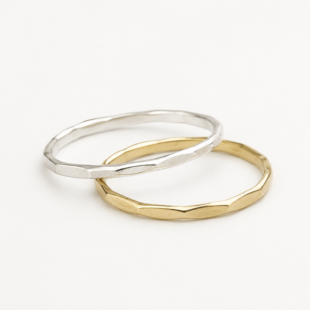 Hammered Stacking Ring