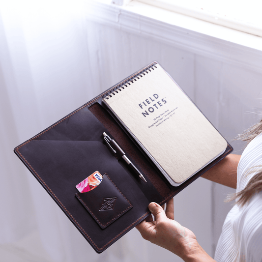 Leather Steno Pad All For American