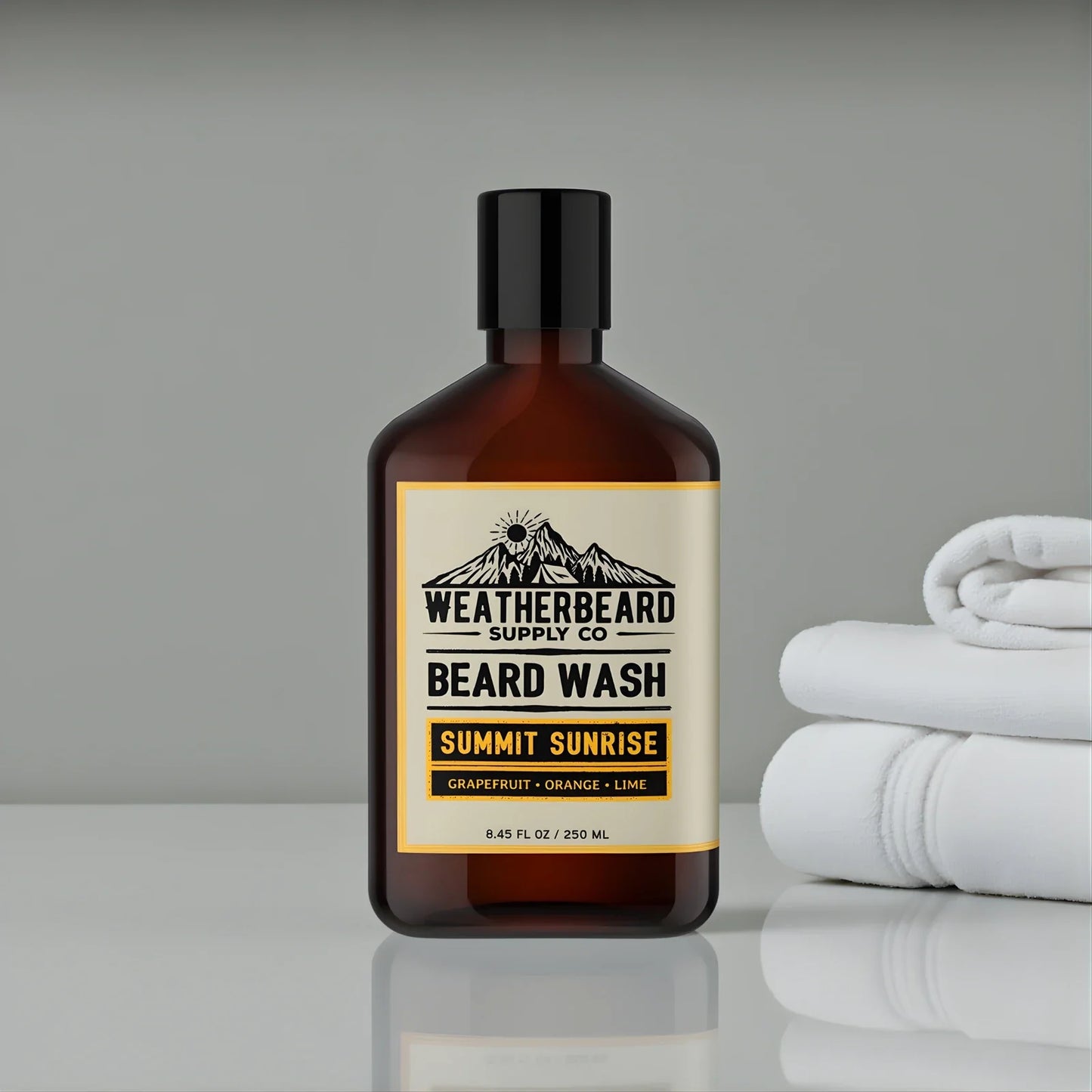 Summit Sunrise Beard Wash - Grapefruit, Orange, Lime