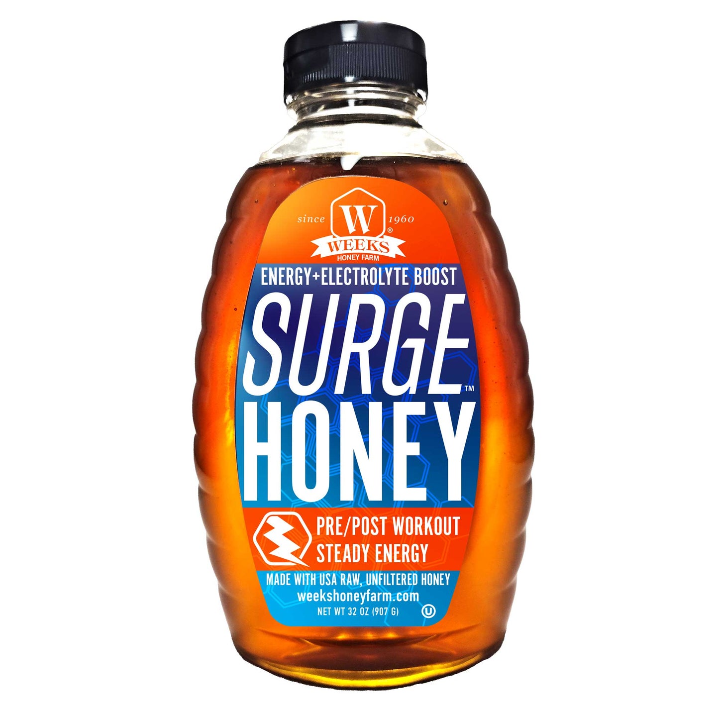 Surge Honey™ – Pure Raw Energy & Electrolyte Boost for Pre/Post Workouts