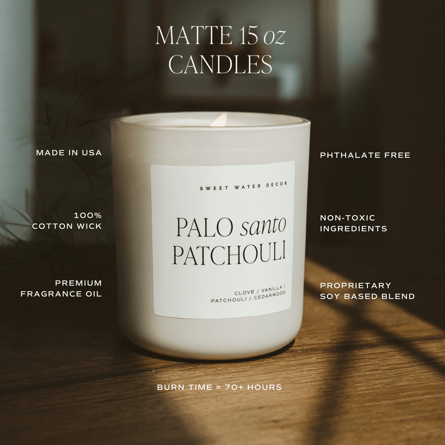 Flower Shop Soy Candle - Tan Matte Jar - 15 oz